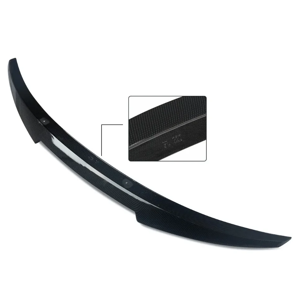 XVIP Auto M4 Stil Dachspoiler Glänzend Schwarz Flügel Für BMW 3er G20 G28 2019-2022 330i 330e Limousine ABS Entenschwanz Kofferraumspoiler – Detail 6