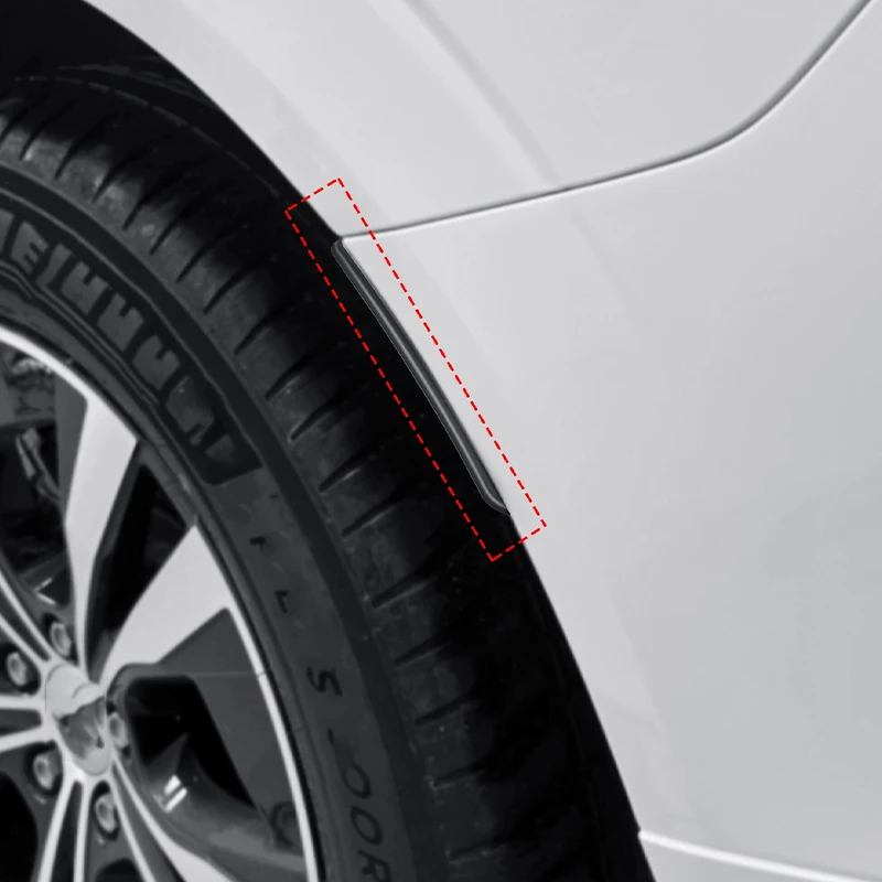بطانة داخلية للعجلة الخلفية واقي الطين الجانبي الصغير واقي الطين للإطارات لفولفو XC60 2018-2025 ملحقات تعديل السيارة مادة ABS