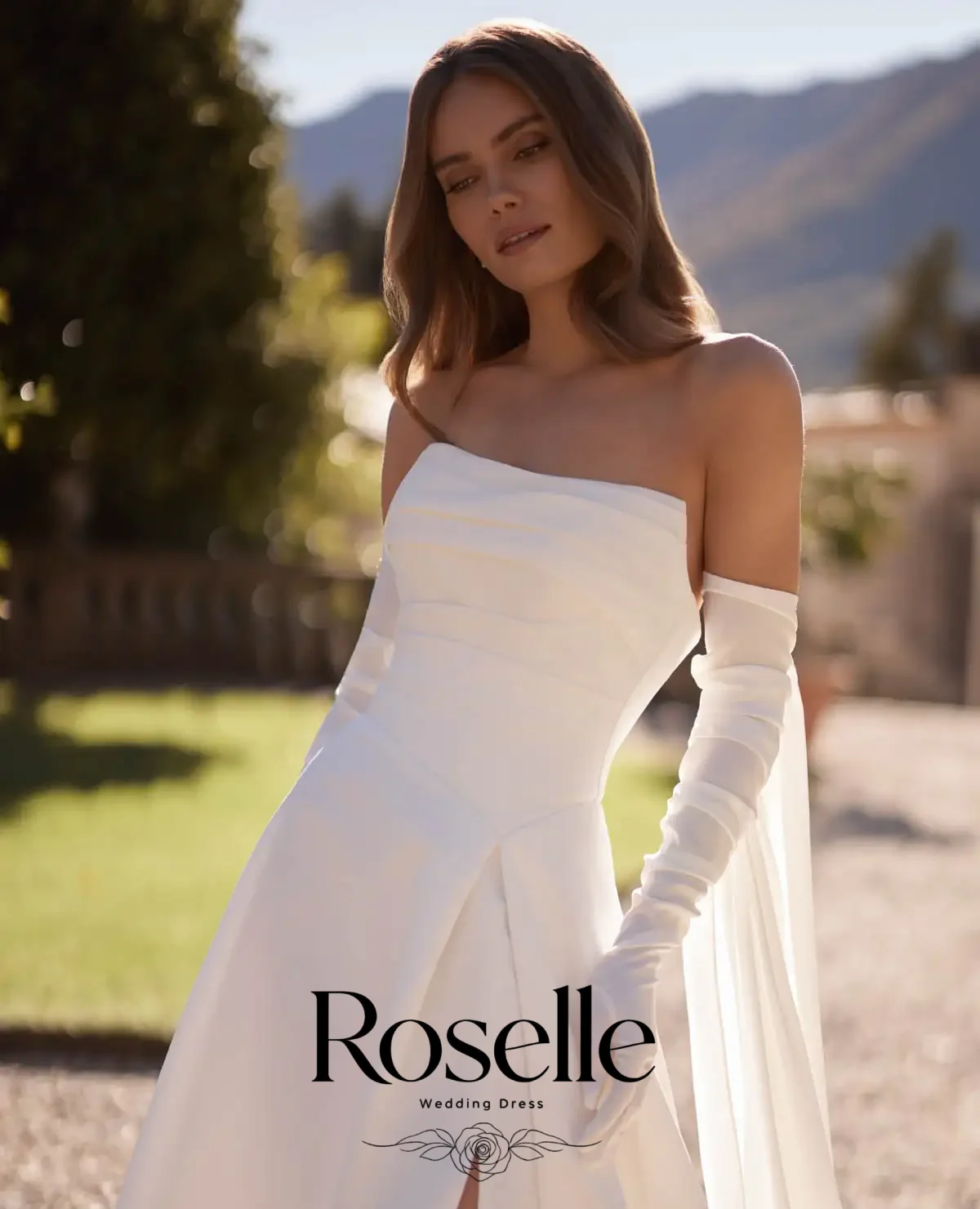 Suknia ślubna ROSELLE bez rami – Wedding Qw recenzja i cena