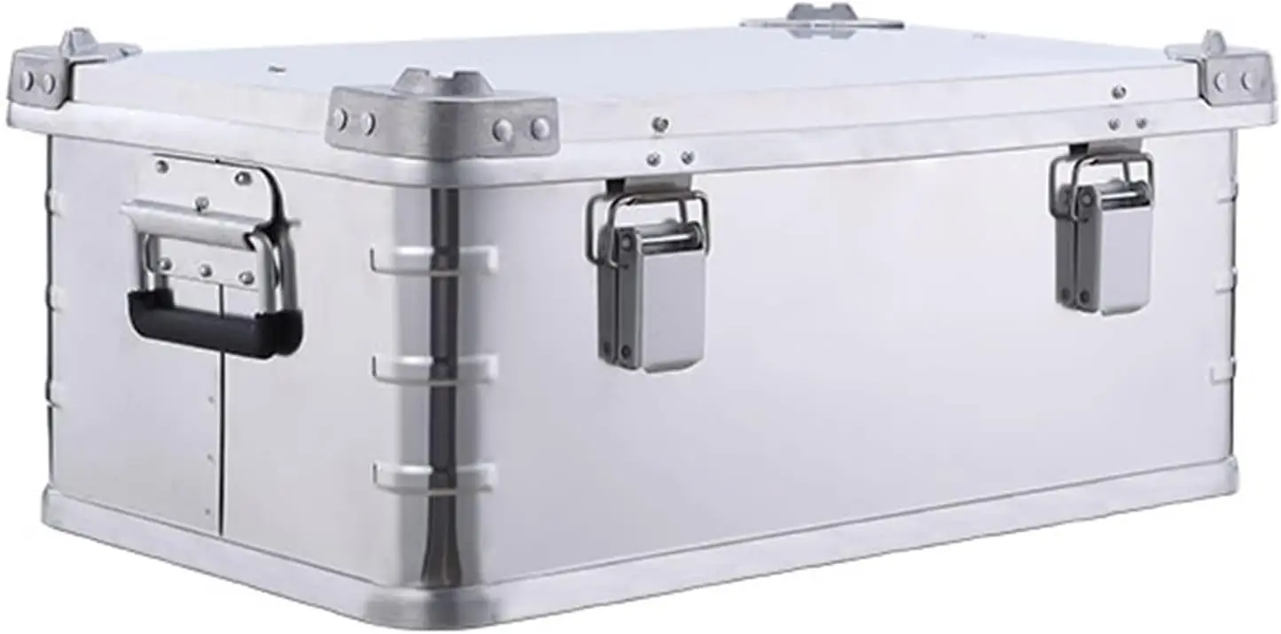 

Storage Box Portable Aluminum Toolbox Compact Hard Shell Toolbox Repair Toolbox Household Storage Box Tool Manager