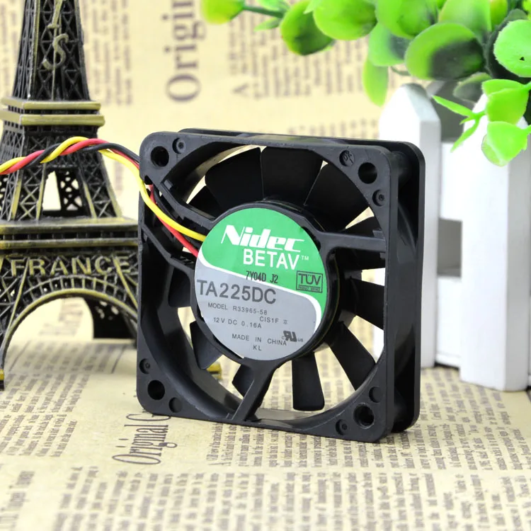 

ORIGINAL 6015 TA225DC R33965-58 CIS1F DC12V 0.16A COOLING FAN