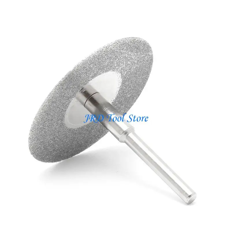 A2UD 5pcs 16/18/20/25/30/35/40/50mm Diamonte Cutting Discs & Drill Bit Shank For Rotary Tool Blade