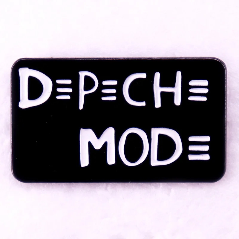 English Electronic Music Band Badge Enamel Pin Brooch Jewelry Music Fans Gifts