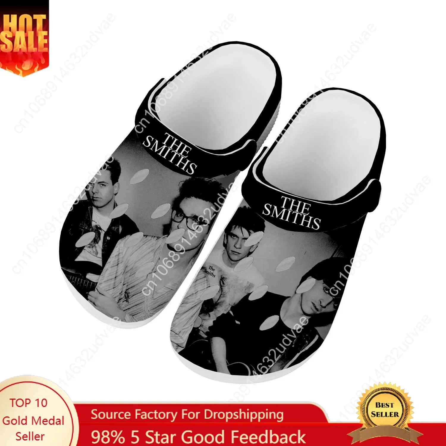 

The Smiths Water Shoes Mens Womens High Quality Fashion Home Garden Clogs Customizd Sandals Beach Breathable Hole Slippers