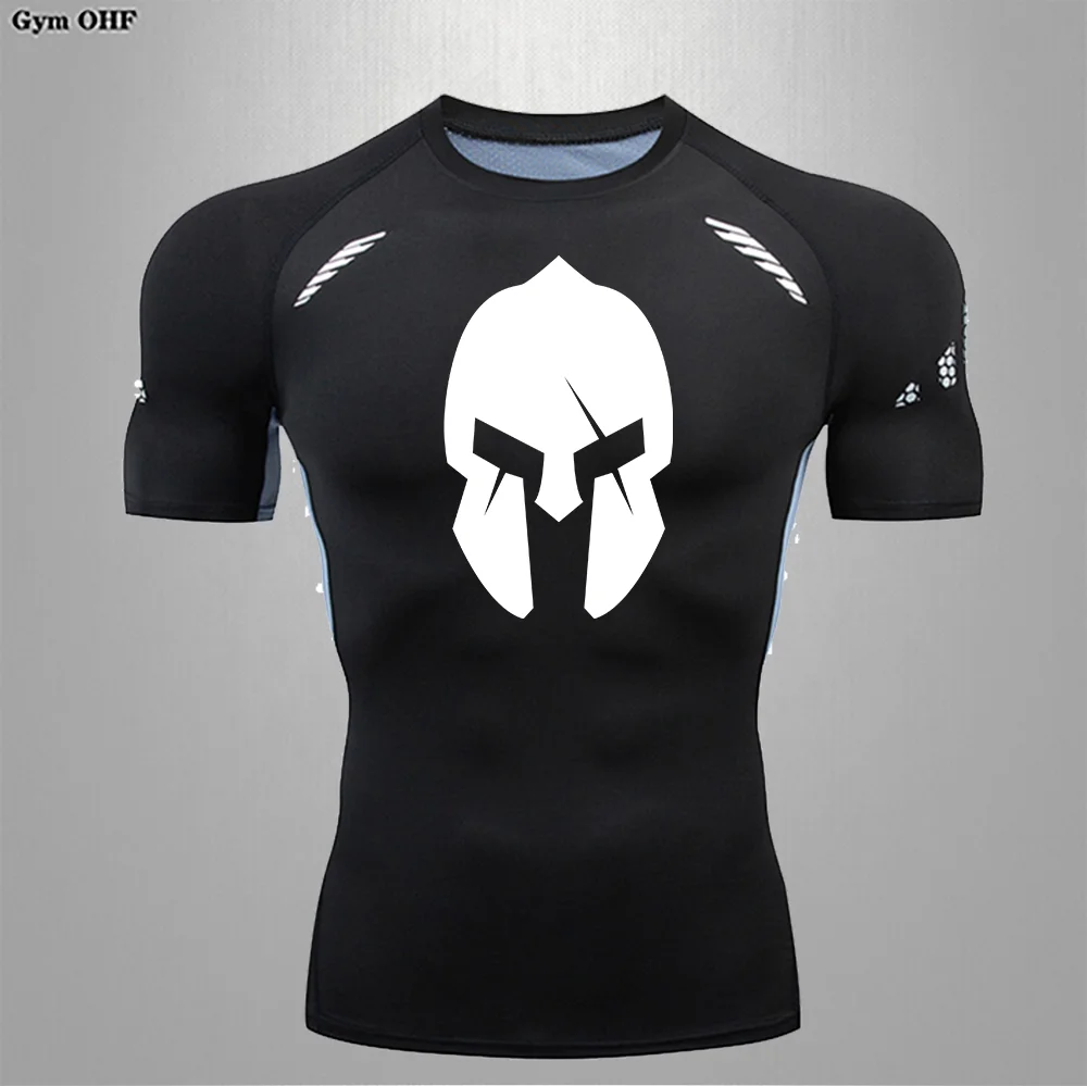 Summer Short Men T shirt For Exercise Breathable Quick Drying Slim Fit Gym Fitness Jogging Men T shirts For Exercise Milk Silk
