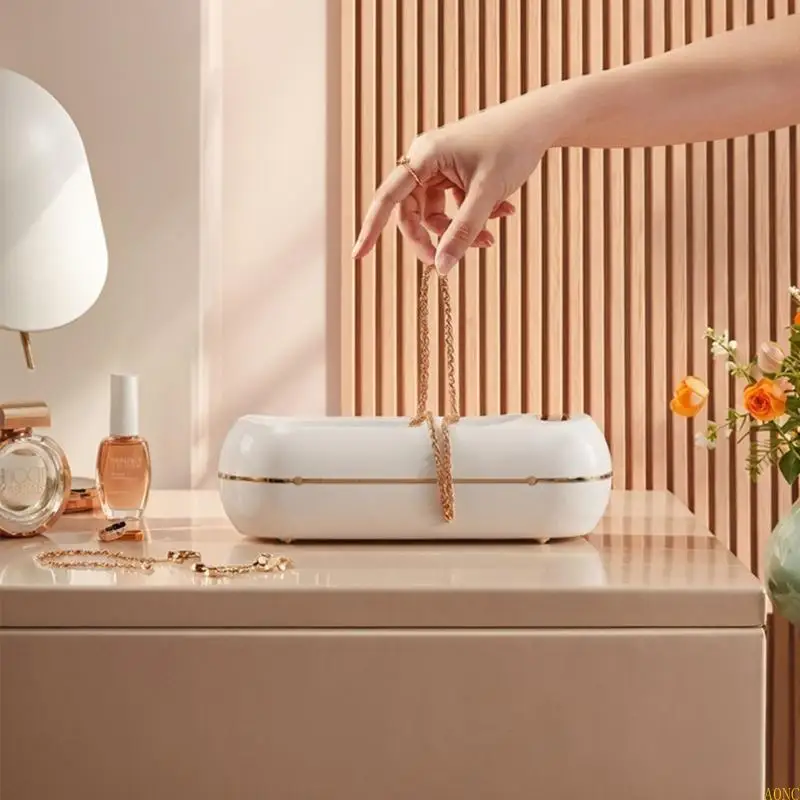 브레이스 보석 보석 보석을위한 A0NC 전기 청정기 보이지 않는 리테이너 의치 청소 기계