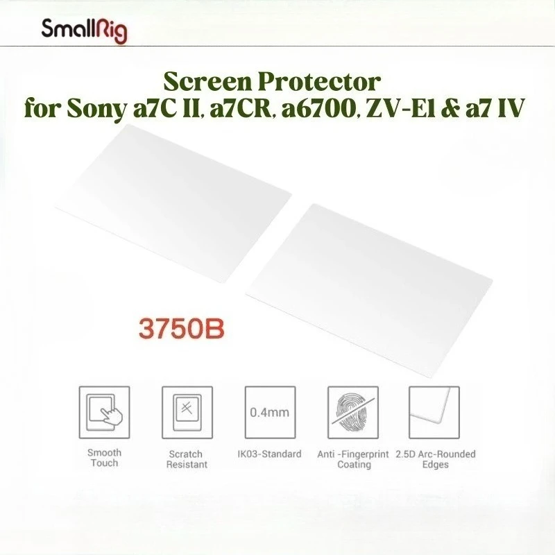 protetor-de-tela-smallrig-3750b-para-sony-a7c-ii-a7cr-a6700-zv-e1-e-a7-iv