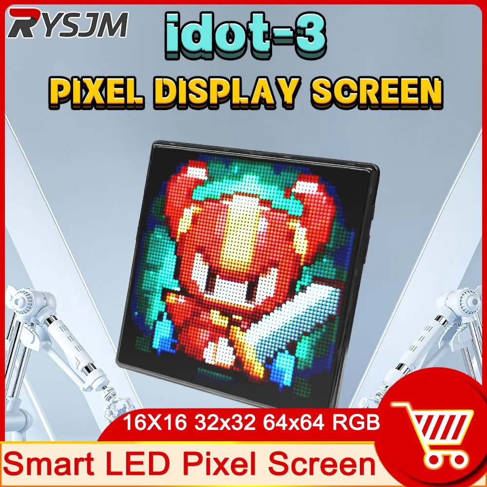 الذكية مصفوفة بكسل شاشة APP التحكم RGB DIY للبرمجة النص الفن عرض LED ضوء الليل غرفة نوم غرفة الألعاب ديكور المنزل