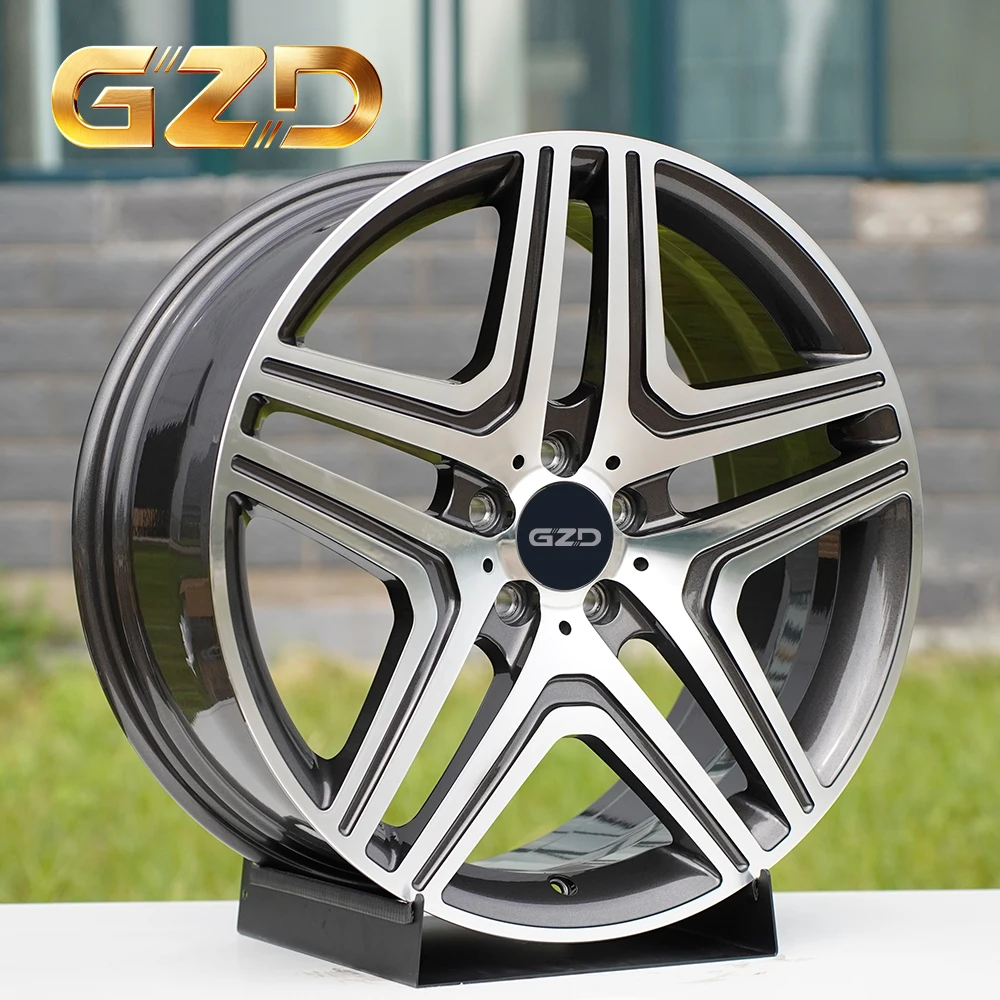 GZD Alloy 1 Piece 22 24 Inch 5x112 5x120 5x114.3 Passenger Car Wheels Monoblock 20 21 20 Inch Forged Wheels