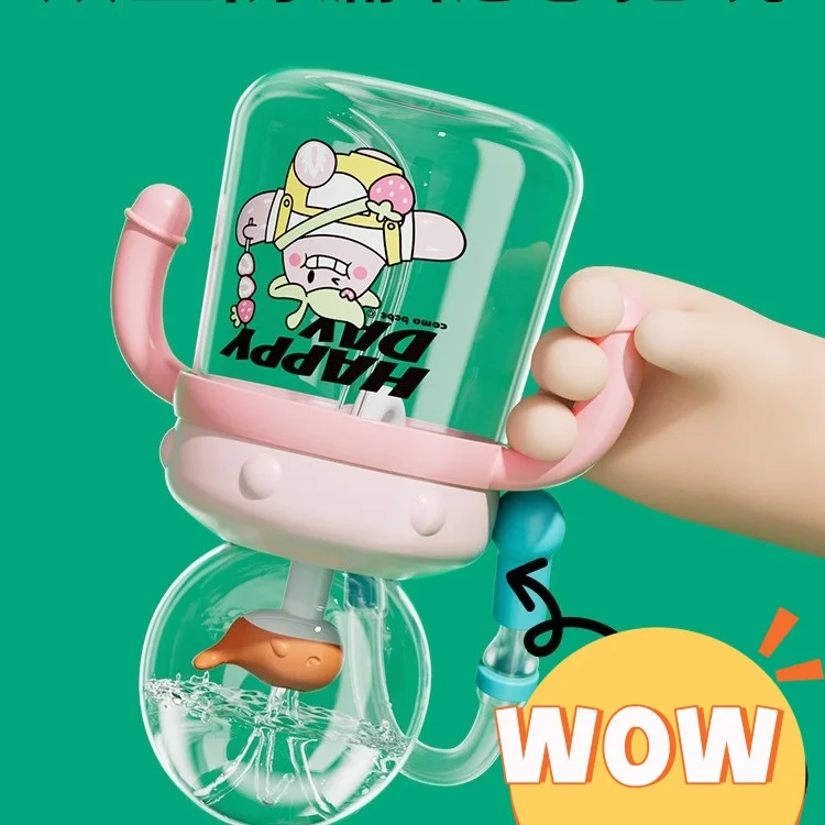 Children's sippy cup cute cup baby water cup fountain cup diving cup fun baby and baby supplies