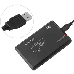 Countertop Tap Contactless Card Reader 125KHz 13.56MHz RFID Reader ID Card Reader Compatible with Windows Mac Linux Android