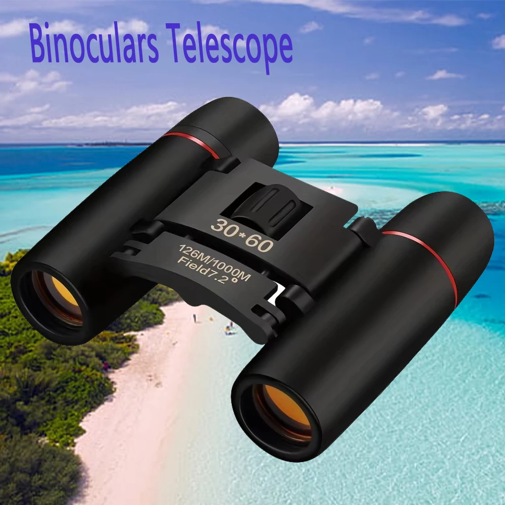 N-Zoom 30x60Telescope binoculars Lightweight Ipx4 Waterproof Binocular Bak4 Prism Outdoor Sports Games Concerts for Camping Hunt