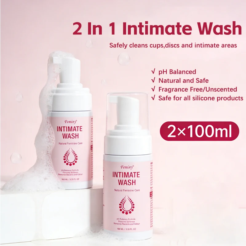 

Ph Balance Feminine Intimate Wash For Woman Menstrual Cup/Disc Cleaning Intimate Hygiene Daily Health Care Product Natural