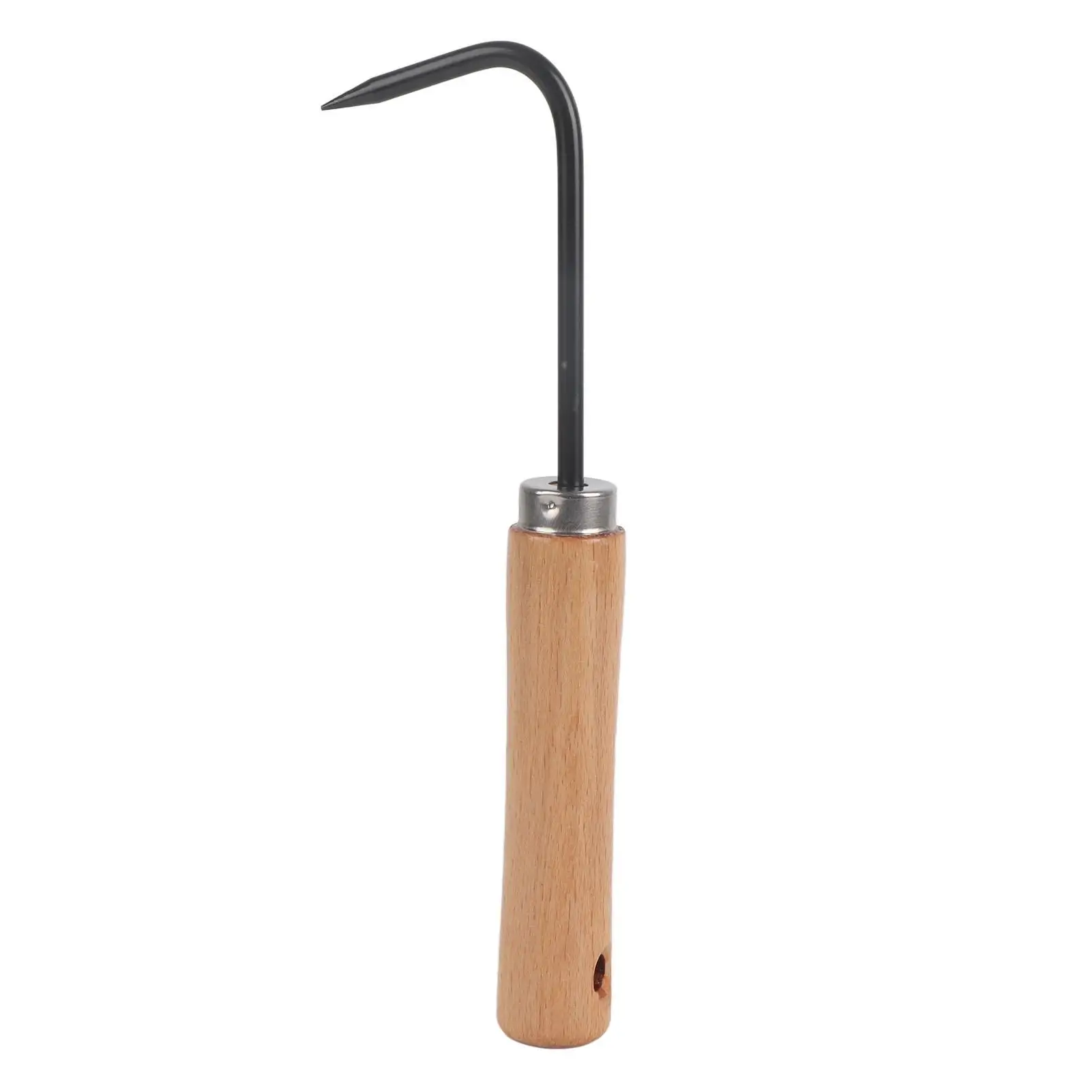 

Sturdy Bonsai Root Hook Manganese Steel Comfortable Wooden Handle Gardening Tool