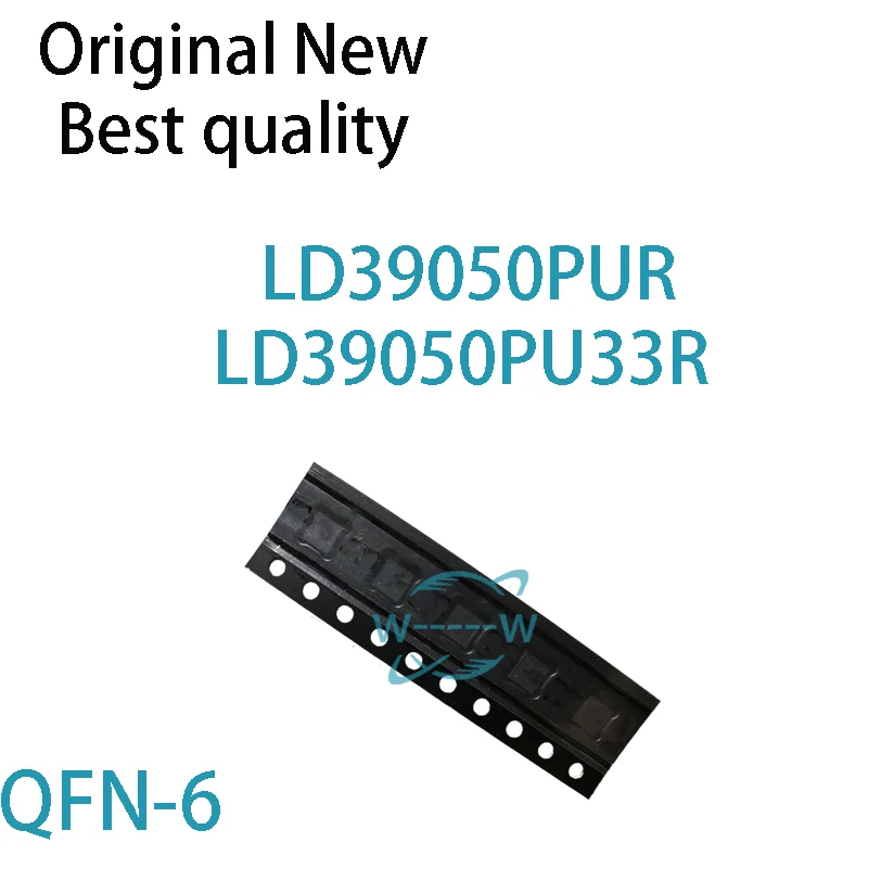 (2-5 PCS)NEW LD39050PUR LD39050 3905 LD39050PU33R 390533 QFN-6  IC Chip electronic