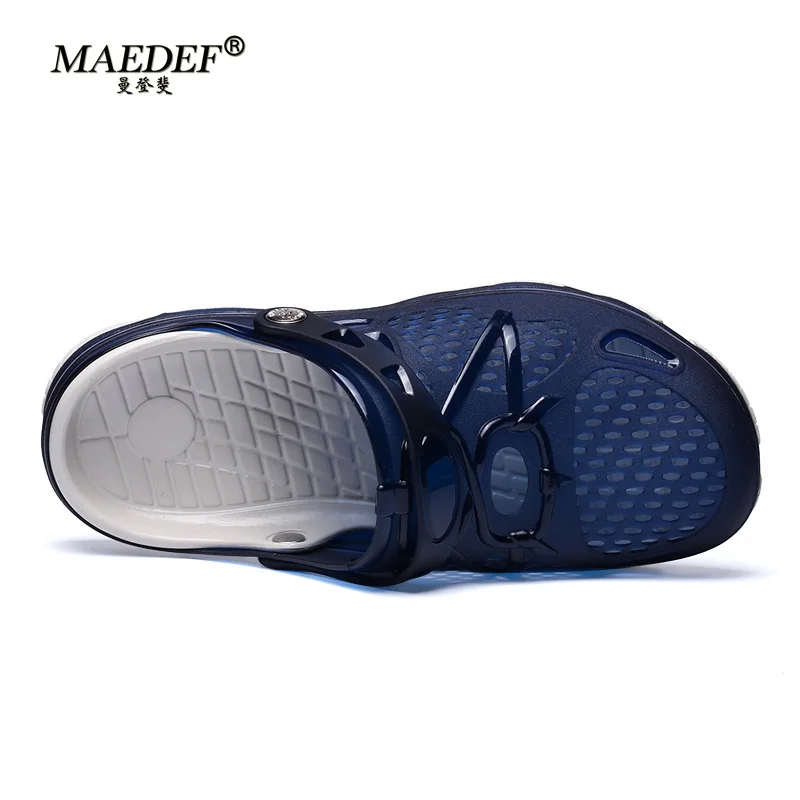 Maedef 2024 neues Design Herren sandalen hochwertige rutsch feste Strands chuhe Mode lässige Rutschen bequeme Innen schuhe für Männer