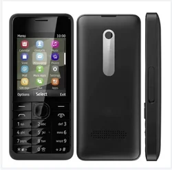 Original Used 301 Mobile Cell Phone 3MP Unlocked 3G 2G GSM 850/900/1800/1900 Single/Dual Sim Card. Made in Finland Free shipping