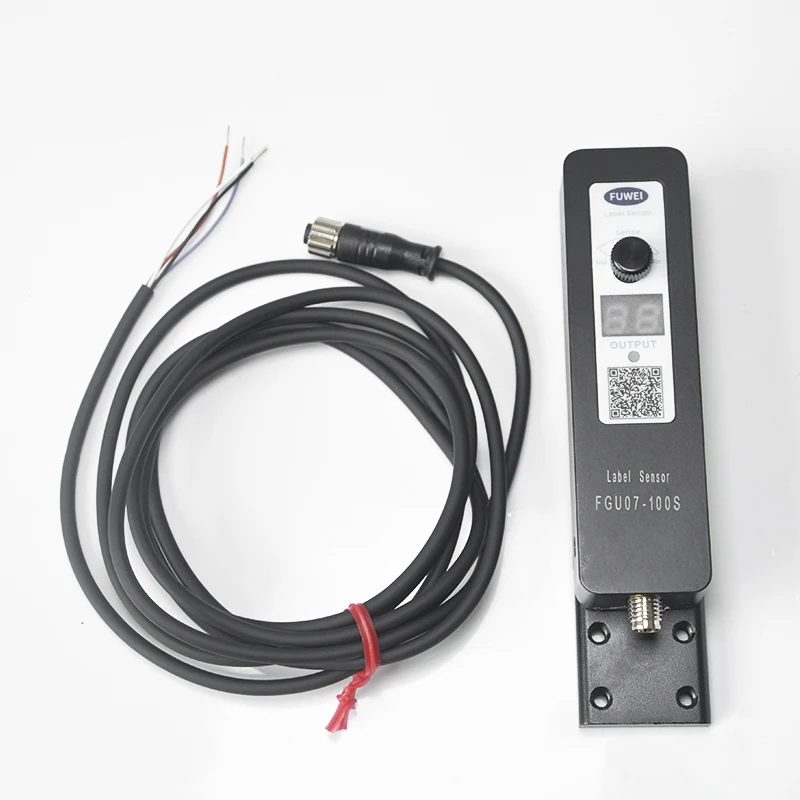 2026  FGU07-100S Capacitive Digital Display Two-digit NPN+PNP Output Automatic Labeling Machine High Speed Transparent Sensor