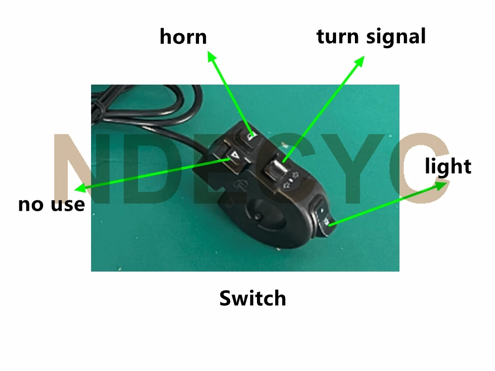 NBpower bici elettrica 24/36/48V/60V faro anteriore coda luci posteriori lampada a LED faretto lampeggiante faro ciclismo