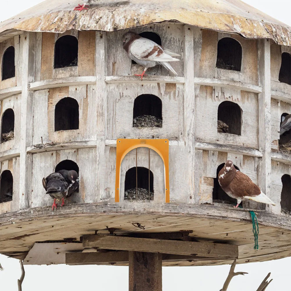 

3Pcs Bird Cage Door Pigeon Racing Entrance European Design Pigeon Supplies Heavy Duty ABS Safe for Dove Cage Accessory