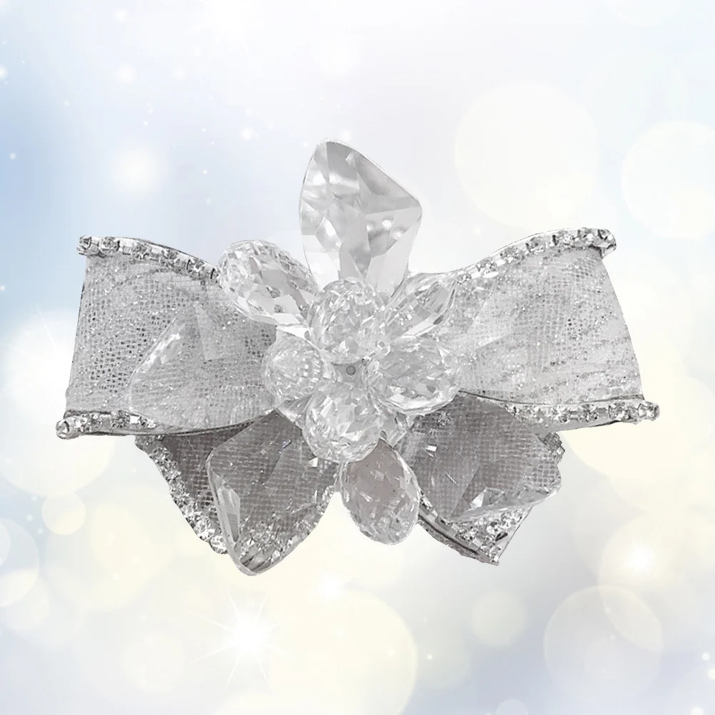 

2Pcs Crystal Glass Rhinestone Shoes Clip Bowknot Design for DIY Shoes Decoration Clothes Hats Bags Wedding Accessories