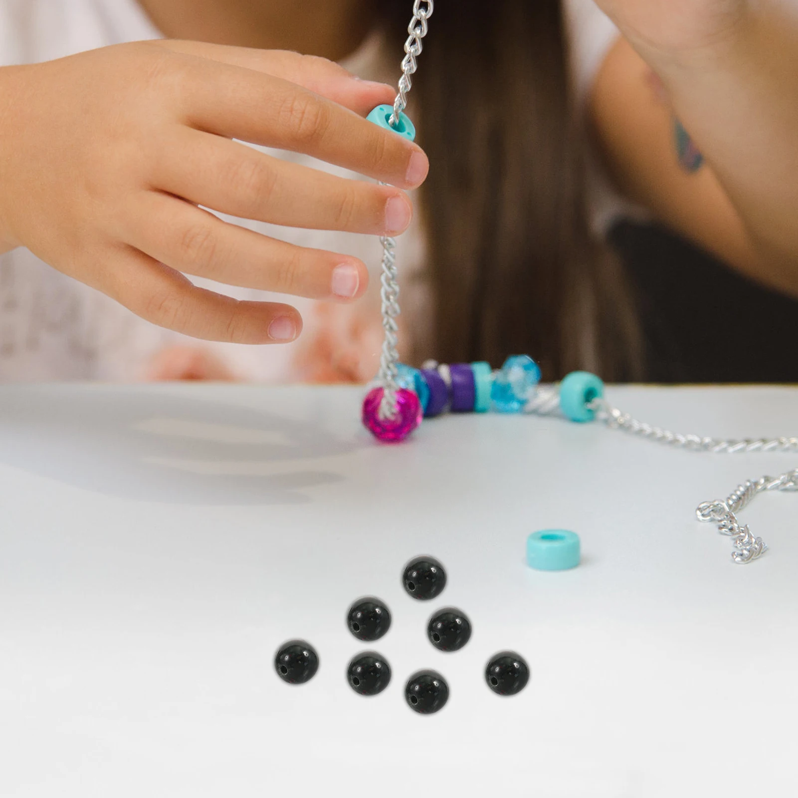 

1 String Round Natural Stone Durable Jewelry Bracelet Necklace Crafts Spacer Bulk Loose Earrings Delicate Stone For Diy Bracelet