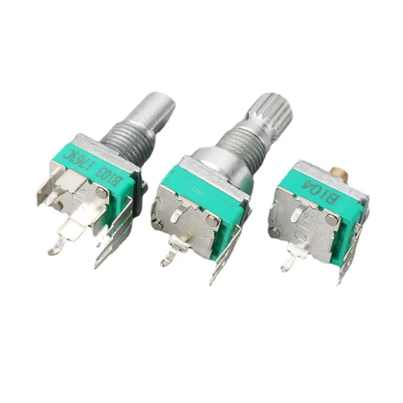 5 Pieces Customized 9mm Metal Shaft Vertical Potentiometer Waterproof Rotary Potentiometer Intercom Potentiometer