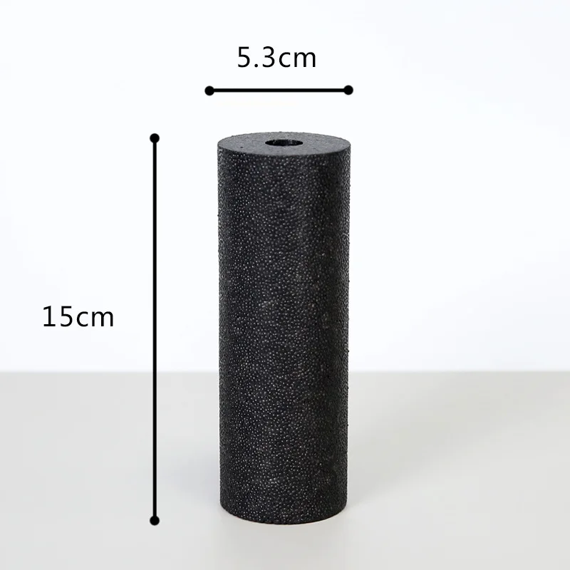 EPP Yoga Massage Roller Column Foam Shaft Hollow Portable Muscle Relaxation Fitness Mini Massage Hand 15*5.3cm Yoga Block Column