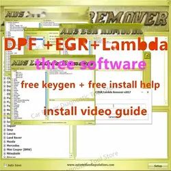 2024 hot !Professional DPF EGR Remover 3.0 Lambda Remover Full 2017.5 Version Software + Unlock keygen + Install Video