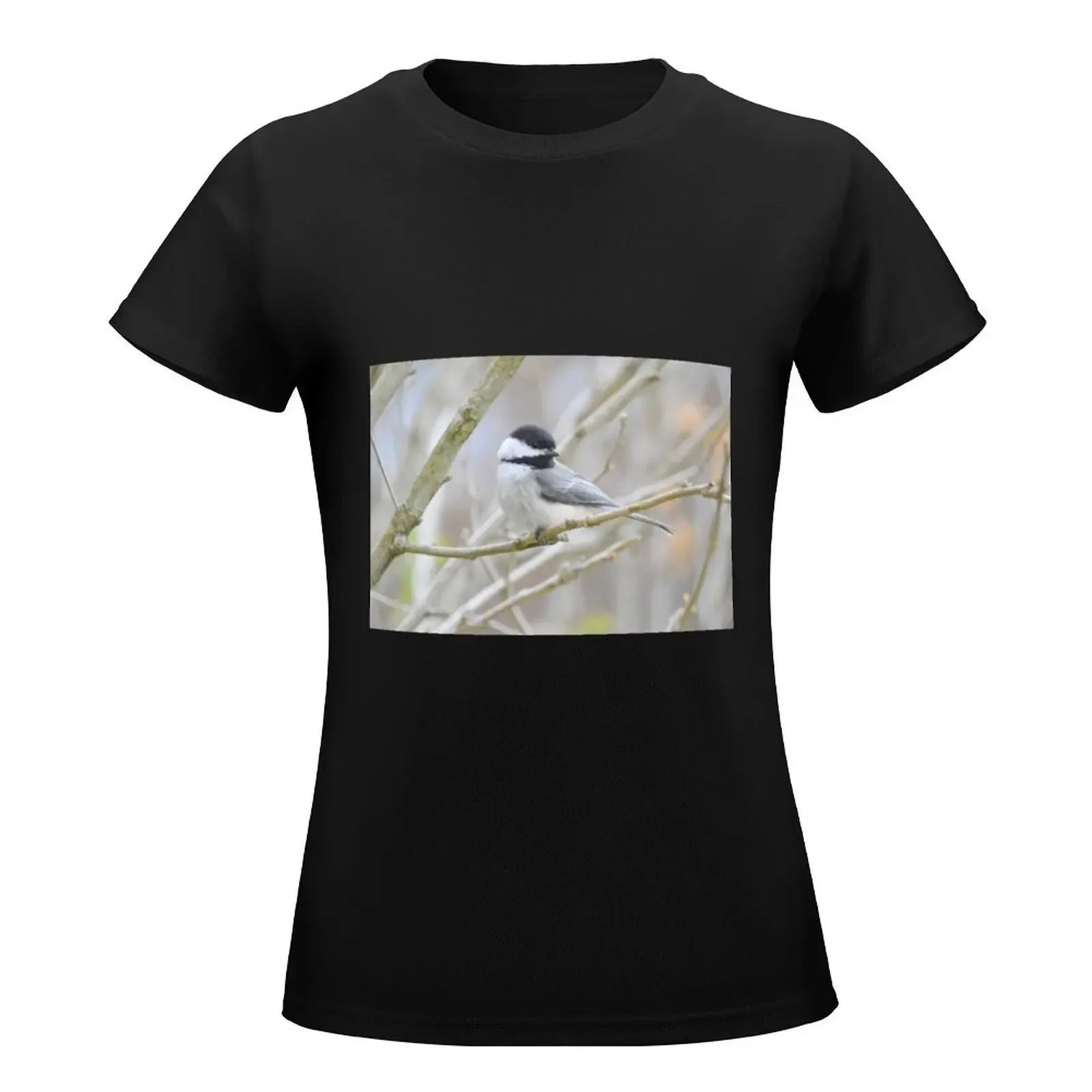 Chickadee-dee-dee T-Shirt summer tops Aesthetic clothing new edition t shirts for Women