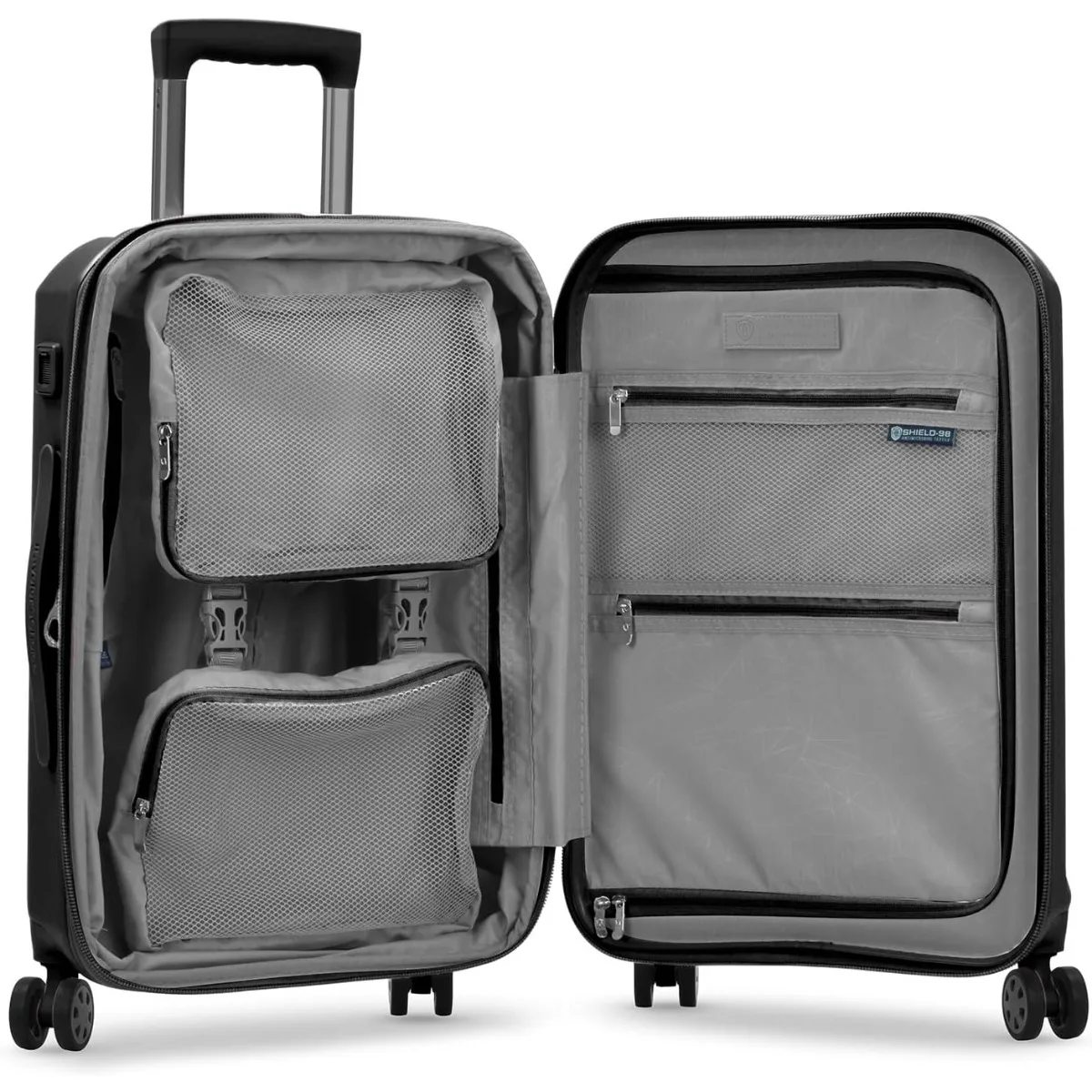 Reizigerskeuze Pagosa Onverwoestbare Hardshell Uitbreidbare Spinnerbagage, Roze, 2-delige Set