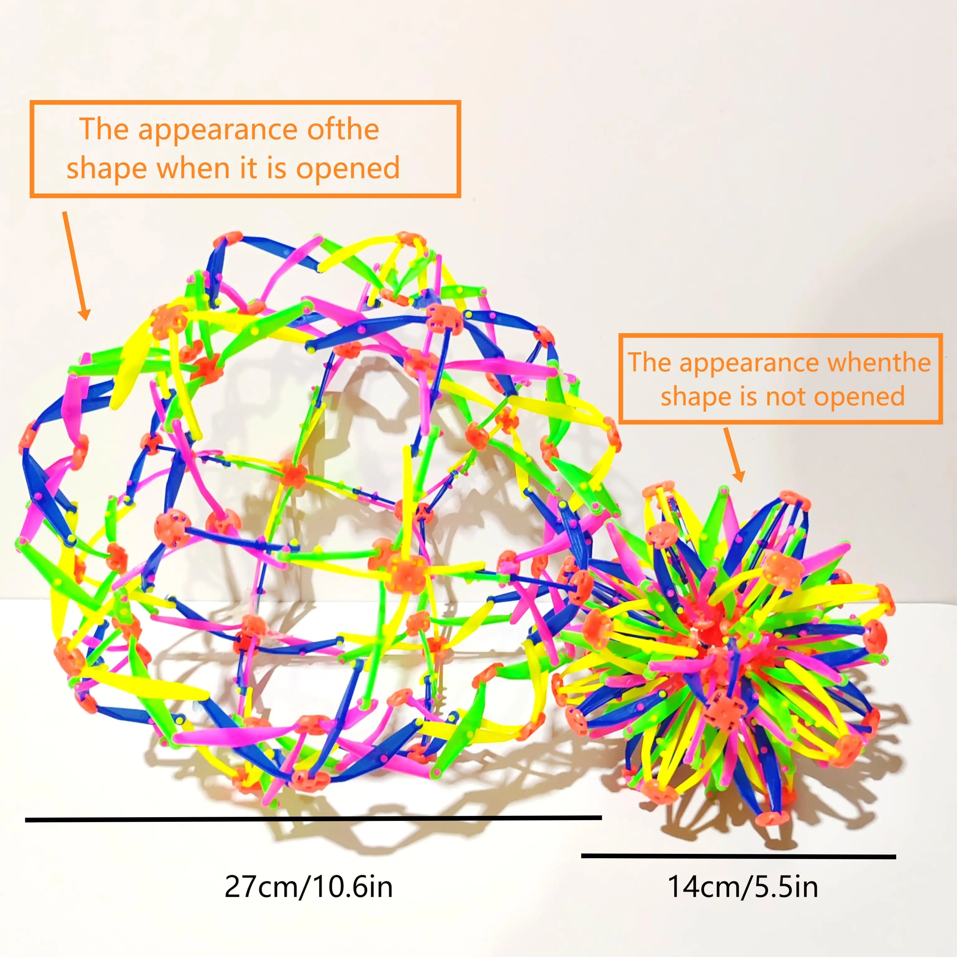 Magiczna Rozciągliwa Kwitnąca Zabawka Skacząca, Interaktywna Gra do Zabawy w Domu i na Zewnątrz, Idealny Prezent na Dzień Dziecka, Halloween, Boże Narodzenie