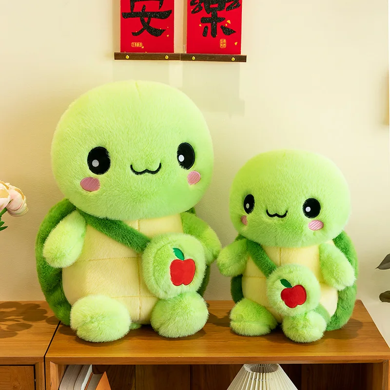 1 pièces tortue poupée mignon dessin animé en peluche 23cm sac à dos tortue cadeau pour femmes animaux en peluche jouets drôles pour garçons et filles