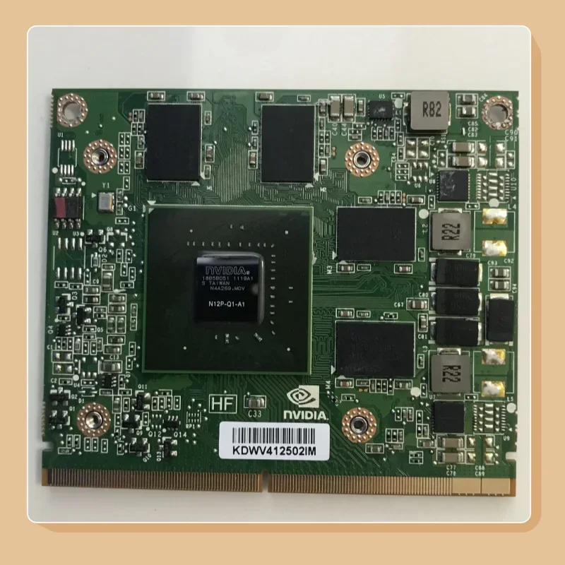 2GB Quadro Q1000M N12P-Q1-A1 Video Card for Dell M4600 HP 8540W 8560W Laptop Fully Tested