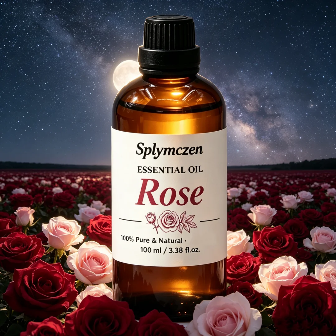 Candle Making Supplies Fragrance Oils - Olejek zapachowy Splymczen Rose 100ml, naturalny