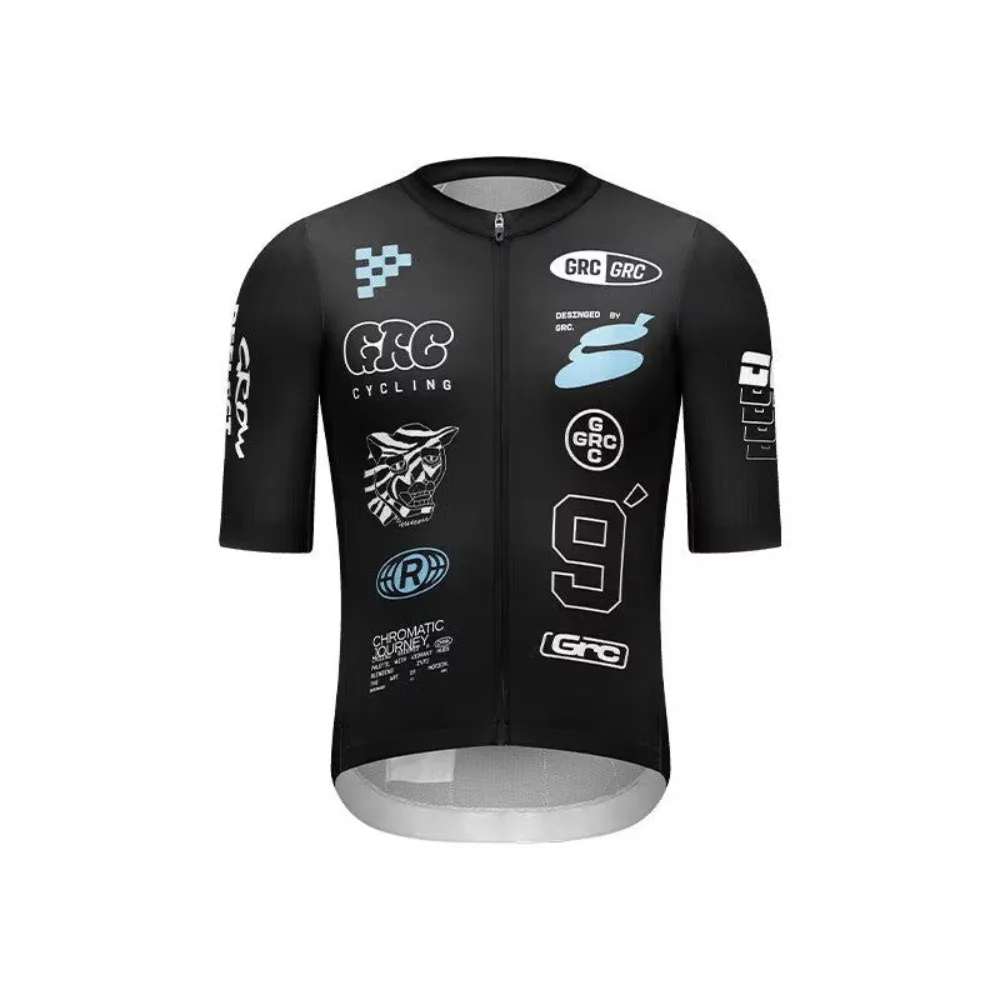 

Custom Logo Summer Quick Dry Short Sleeves Mtb Cycling Jersey Uniform Men