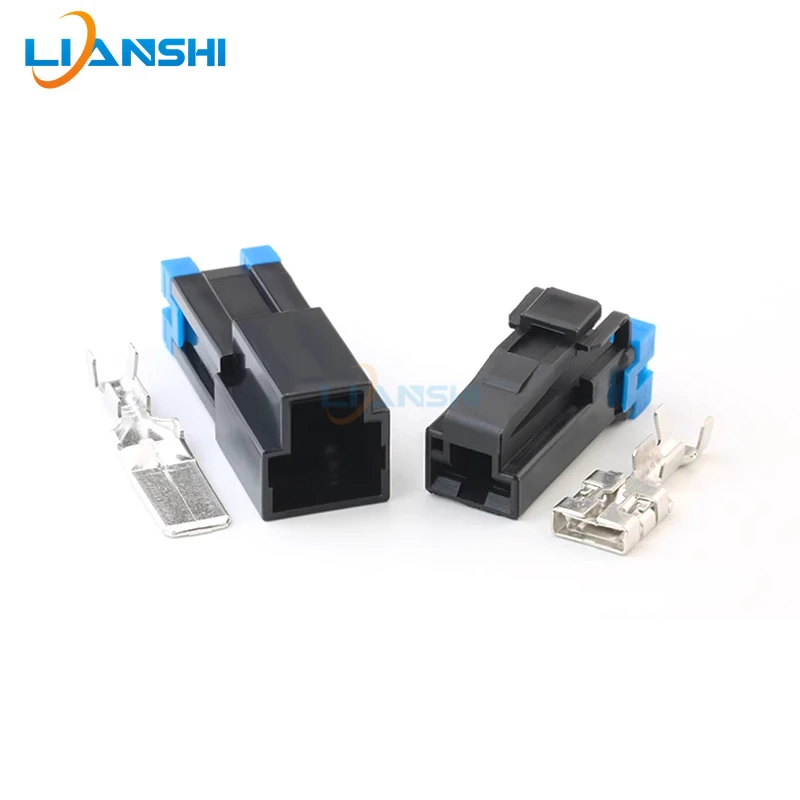 5Sets MG623688-5 MG613689-5 1Pin 9.5mm Unsealed Connector Male Female 60A High Current Horn Starter Wire Harness Replacement