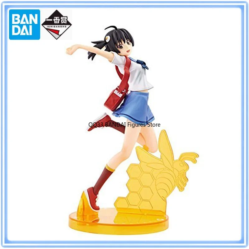 BANDAI Original Ichiban Kuji Monogatari Series Araragi Karen Character Action Model Desktop Decoration Hobbies