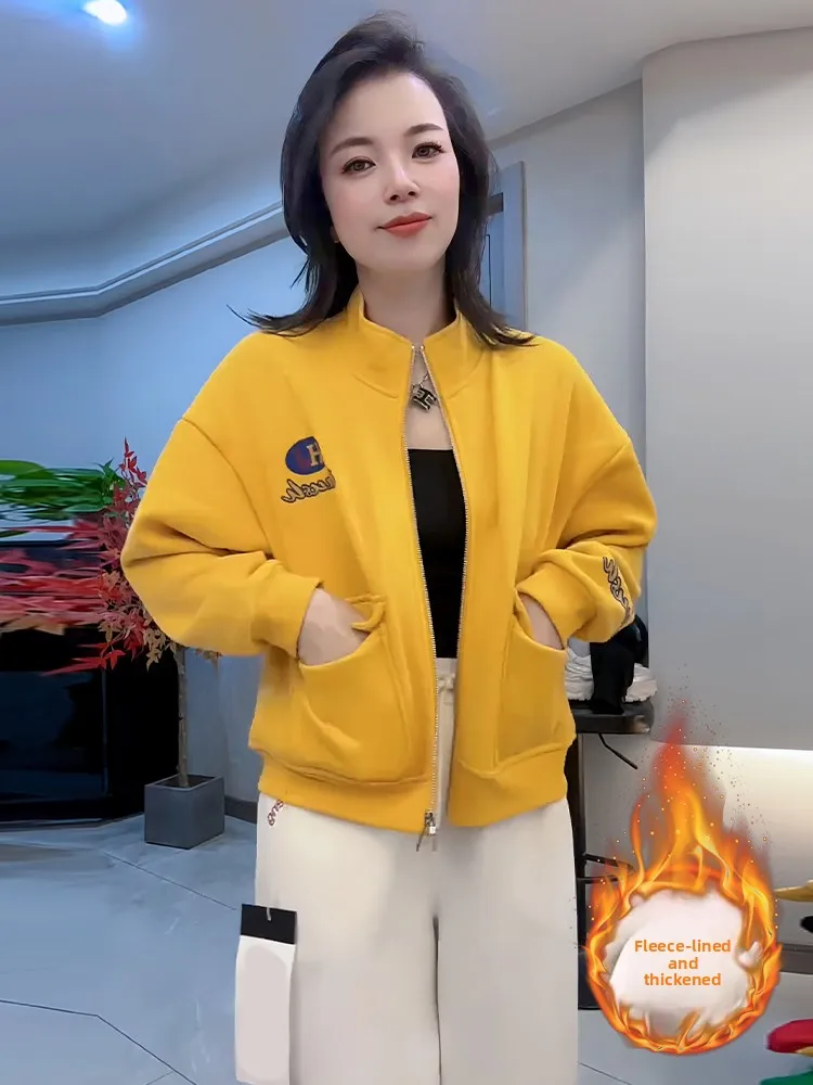 Cappotto ort imbottito alla moda da donna invernale caldo lungo Sve Fce foderato Cact Size capispalla casual vestibilità ampia Sle