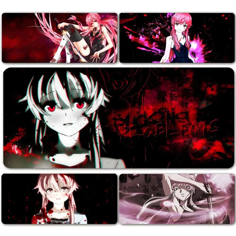 Future Diary Mauspad Großes Mauspad für Computer, Laptop, Tastatur, Gaming-Schreibtischunterlage, Gamer-Bürozubehör