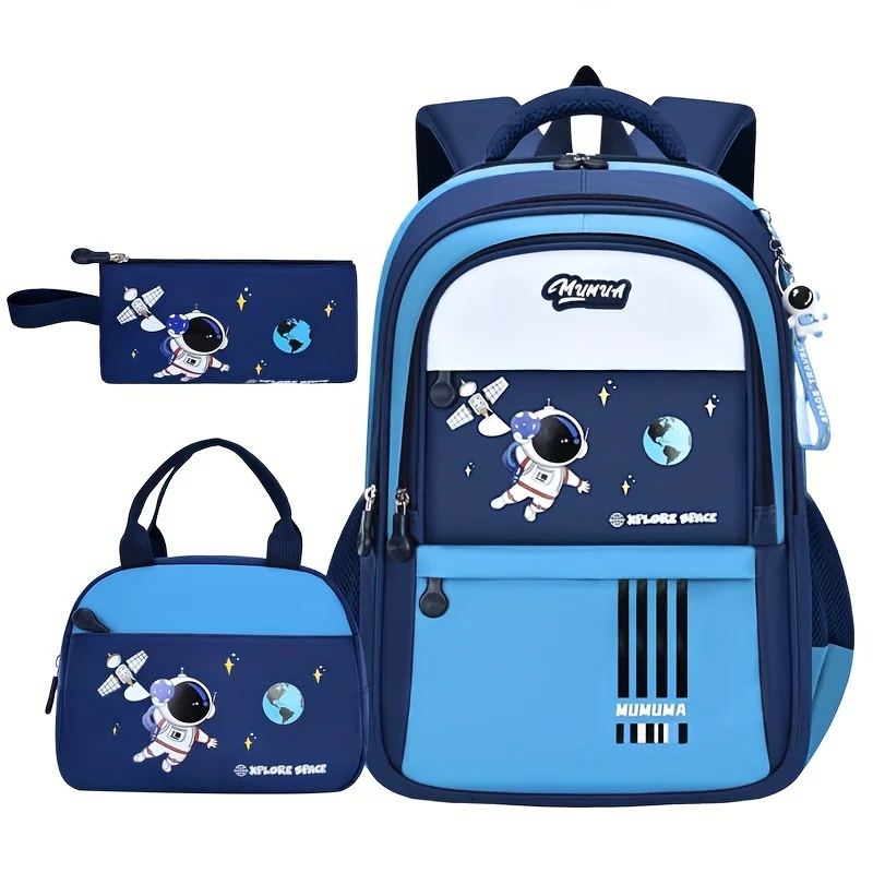 New Astronaut Cartoon Backpack, Lightweight Commuter Bag for School and Christmas Gift, for Teenager view 2