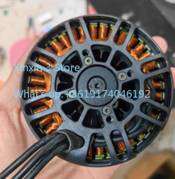 Used disassembled machines   8318 100KV External Rotation Brushless Motor for Plant Protection Drone, 4/6 Axis  Disc Motor