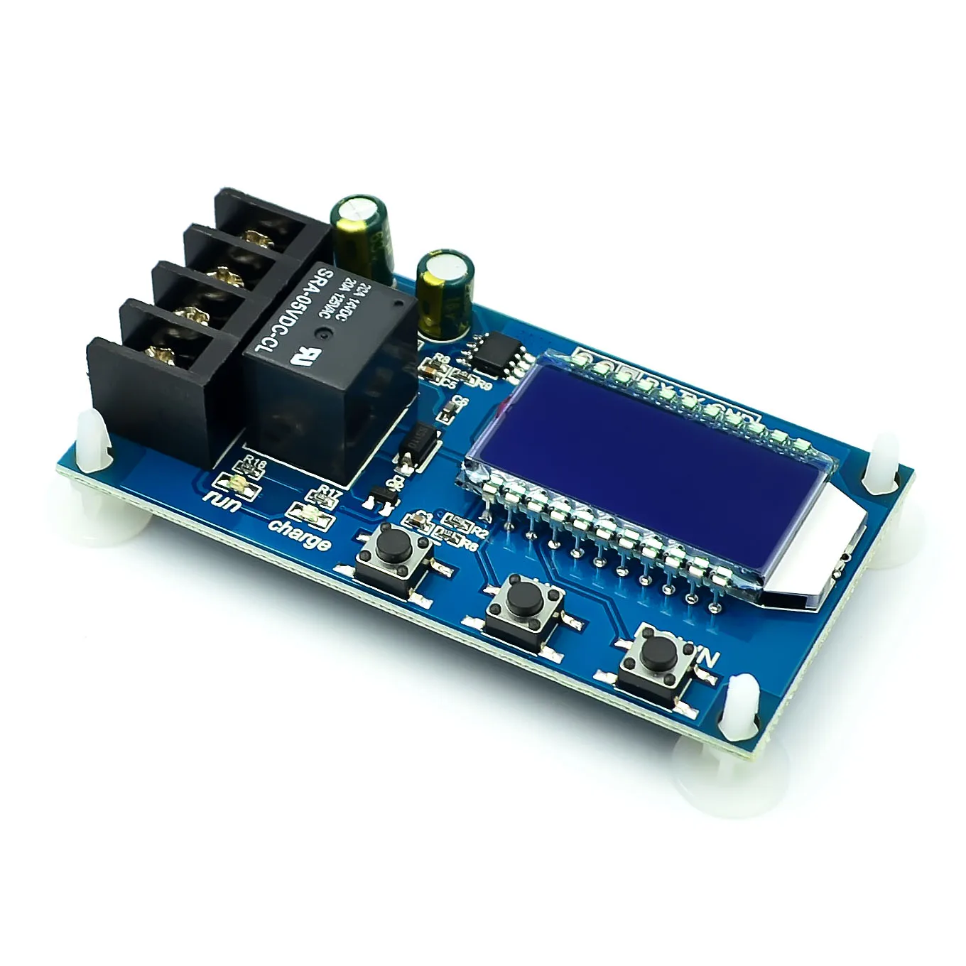 6-60v 10A Lithium Battery Charge Control Module Controller Protection Board with Overcharge Protection Switch XY-L10A