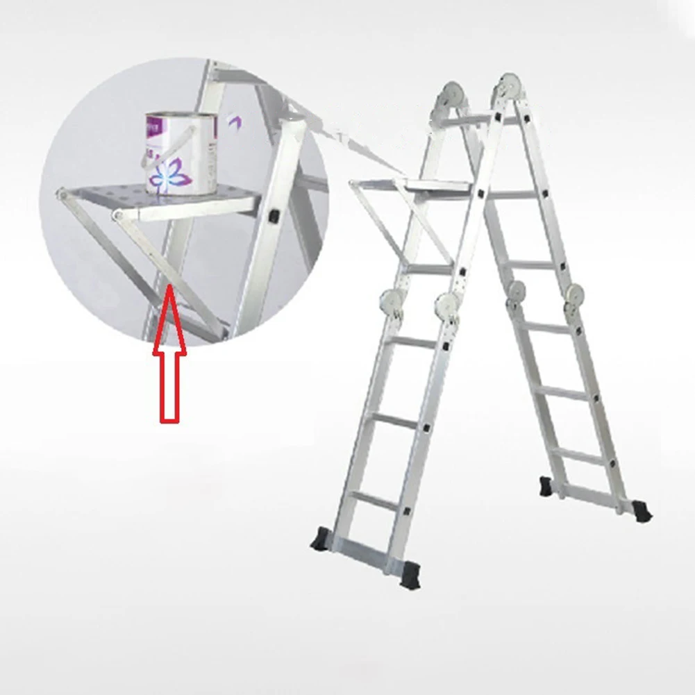 منصة عمل سلم بدواسة واسعة مرفق عملي صينية سلم للرسامين المنزليين في المطبخ والمكتب #3