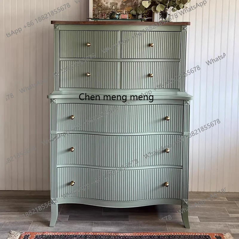 

Retro solid wood chest, living room against the wall, locker, bedroom drawer storage, dining side cabinet