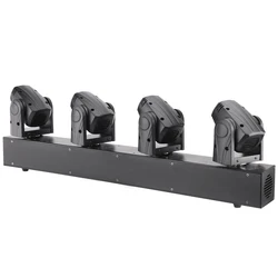 DJ Lighting 4in1 Mini Moving Head Led Bar Beam Light 4 Heads 10W RGBW Led Disco Light DJ Party Beam Moving Head Light