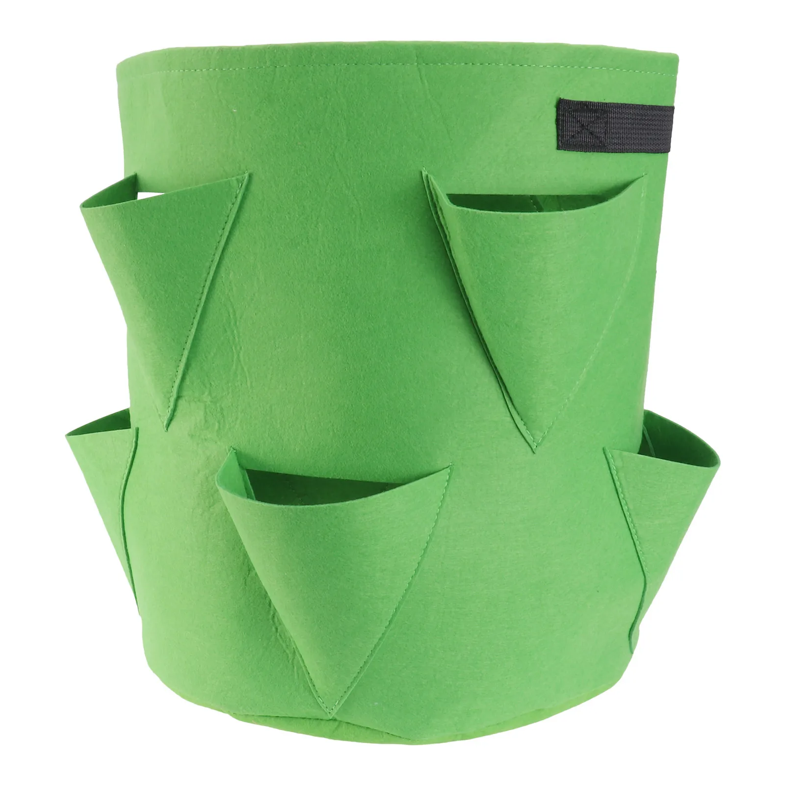 

1Pcs 10 Gallons Felt Plant Grow Bag Healthy Roots Easy Carry Balcony Roof Corner Hanging Strawberry Planter Strawberry Planter