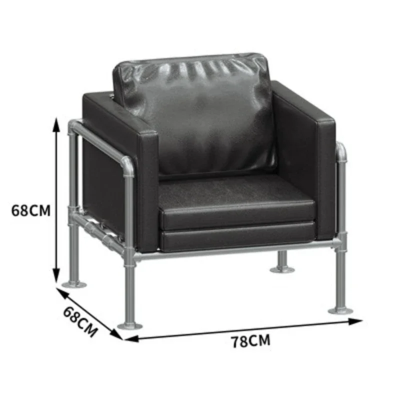 Retro wrought iron dining bar bar clear bar booth sofa table and chairs coffee western restaurant industrial style