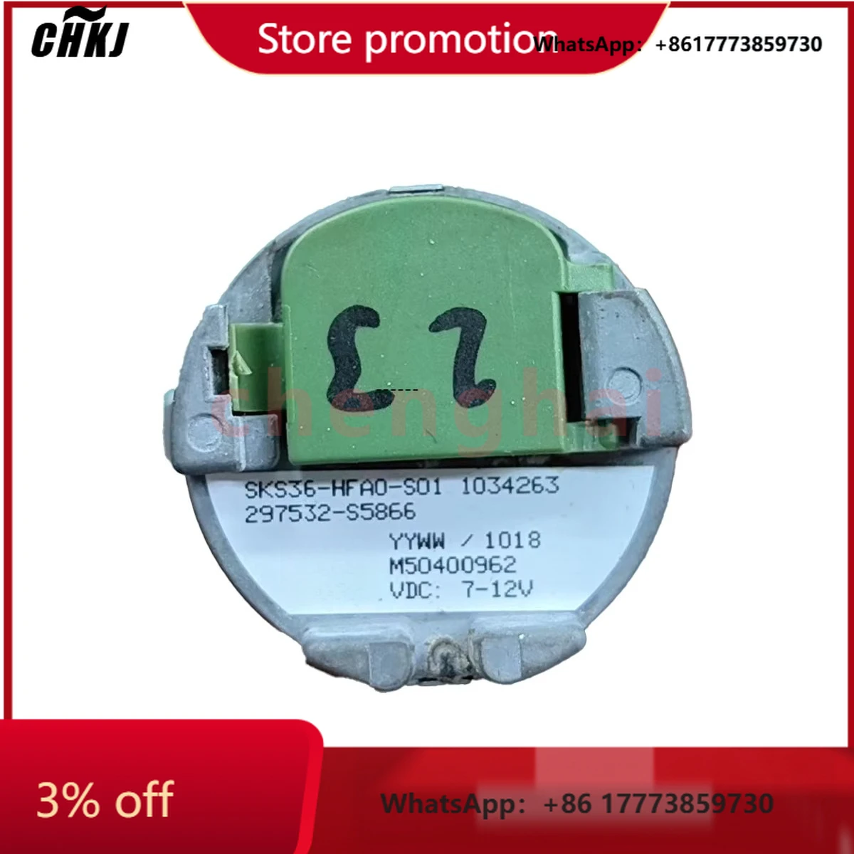 

CHKJ-2025NEWBrand New & 100% Original SKS36-HFA0-S01 SI-CK Rotary Encoder