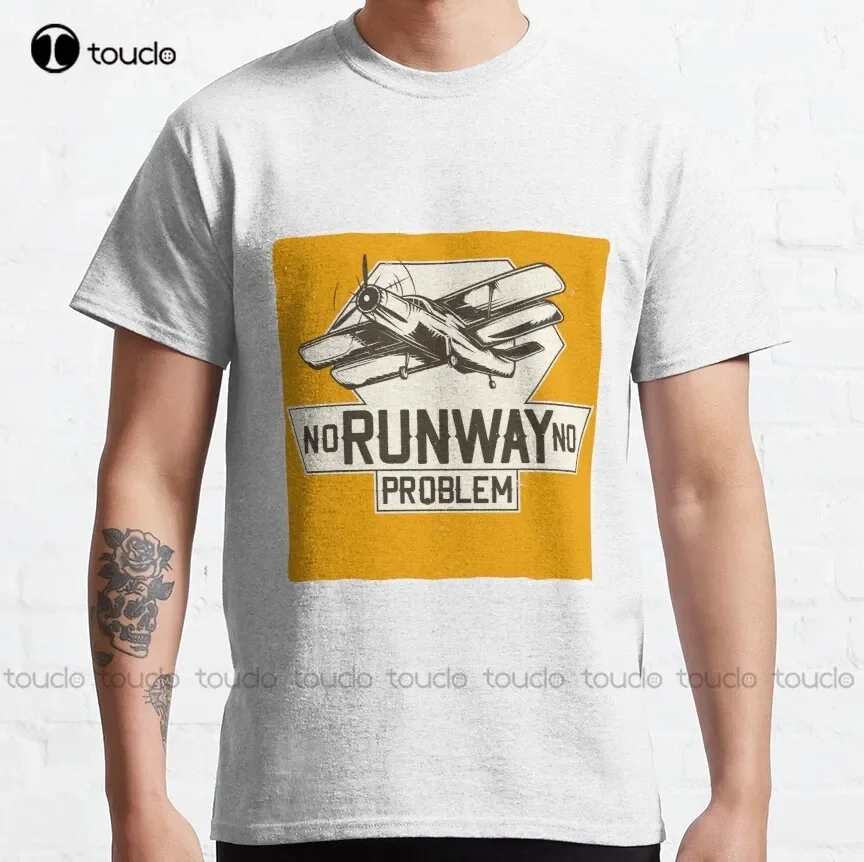 No Runway No Problem Classic T-Shirt Anime Shirt Fashion Creative Leisure Funny T Shirts Outdoor Simple Vintag Casual T Shirts